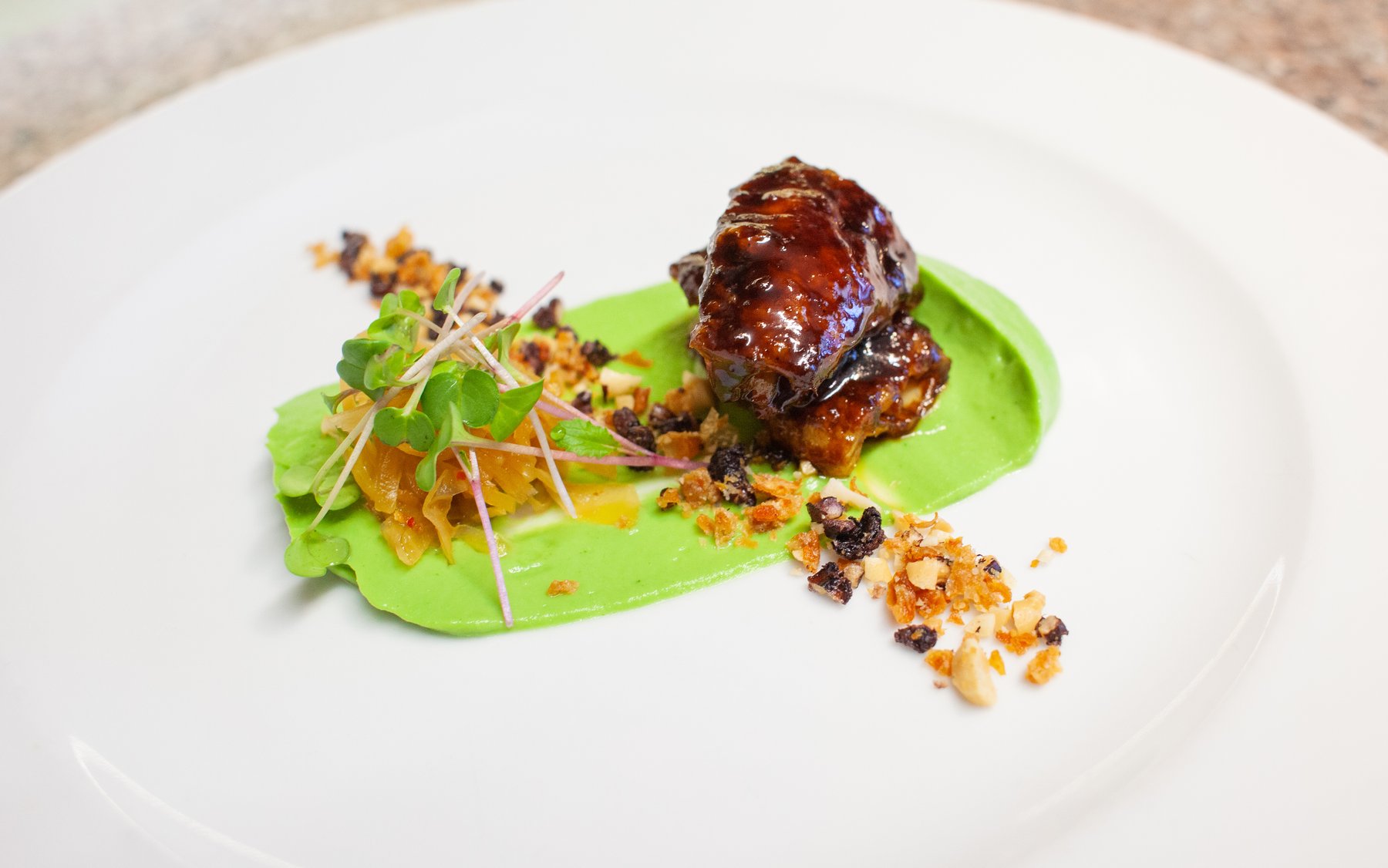Michelin-trained chef cuisine